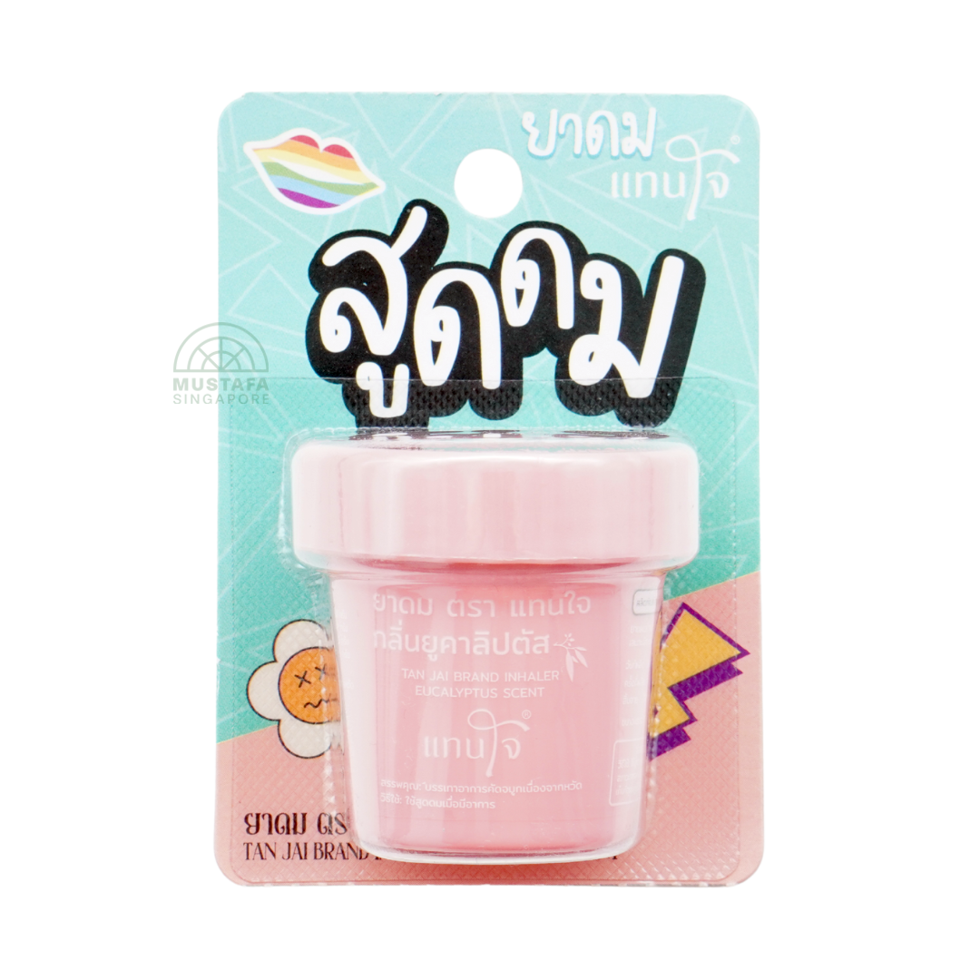 Tan-Jai Inhaler Eucalyptus Scent Pink 5g