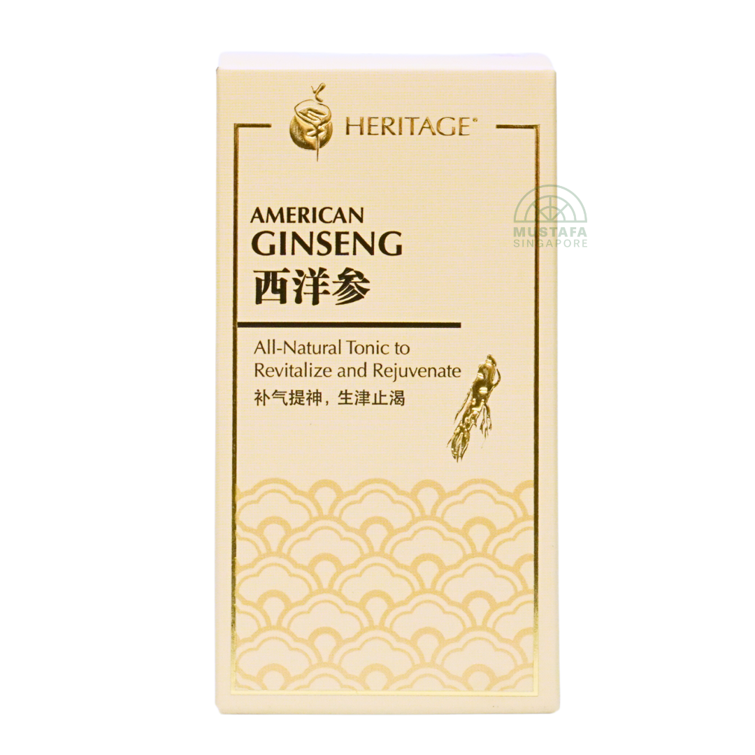 Heritage American Ginseng 60 Vegicaps 375mg