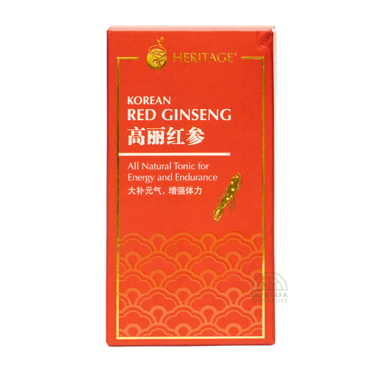 Heritage Korean Red Ginseng 60 Vegicaps 375mg