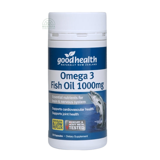 Good Health Naturally New Zealand Omega 3 Fish Oil 1000mg (70 Caps)