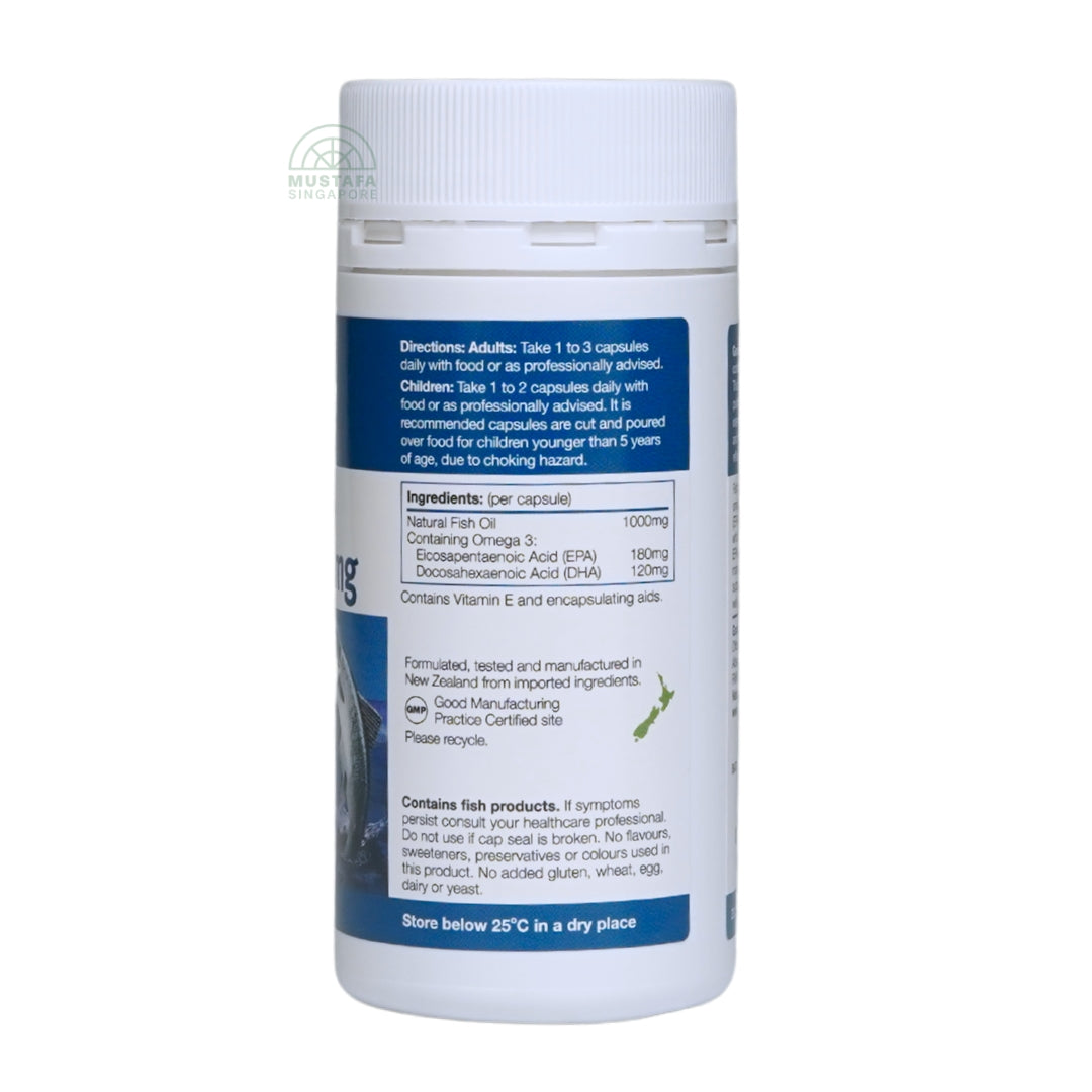 Good Health Naturally New Zealand Omega 3 Fish Oil 1000mg (70 Caps)