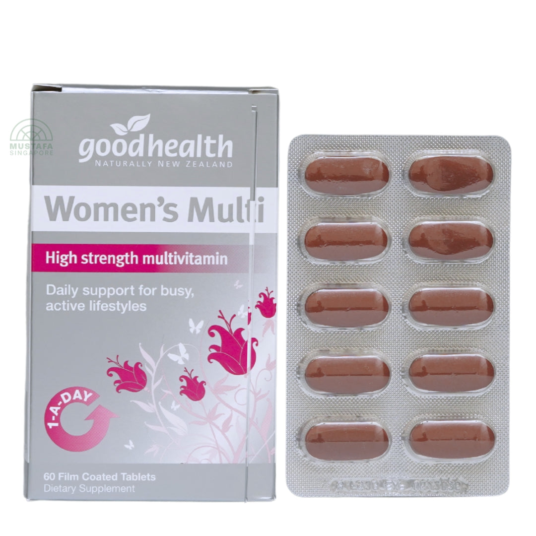 Good Health Naturally New Zealand Women's Multi High Strength Multivitamin (60 Film Coated Tabs)