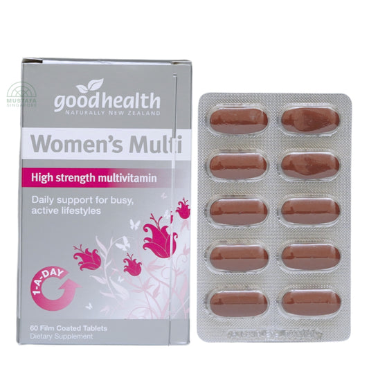 Good Health Naturally New Zealand Women's Multi High Strength Multivitamin (60 Film Coated Tabs)