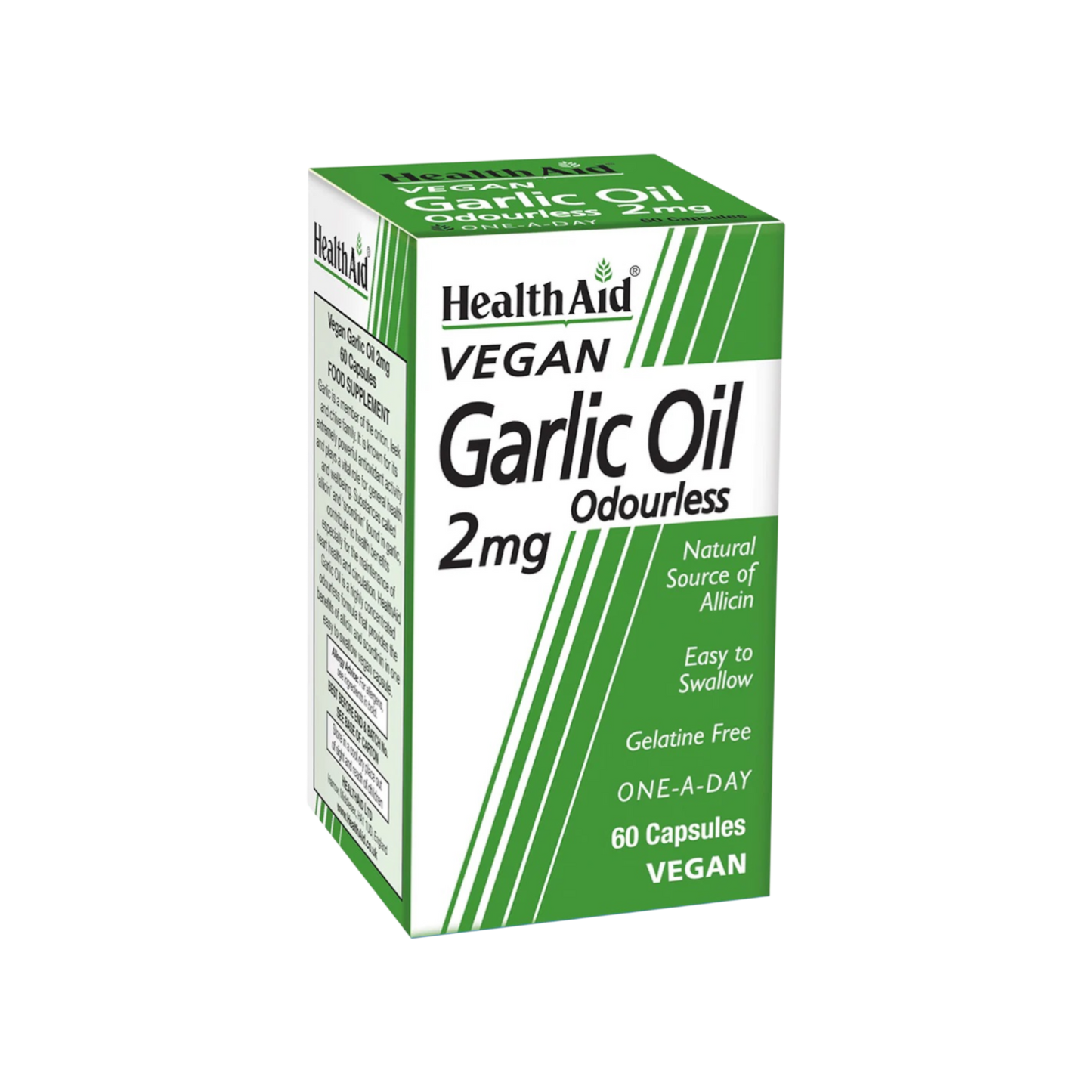 HealthAid Mega Garlic Oil 2mg Caps 60s