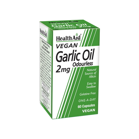 HealthAid Mega Garlic Oil 2mg Caps 60s