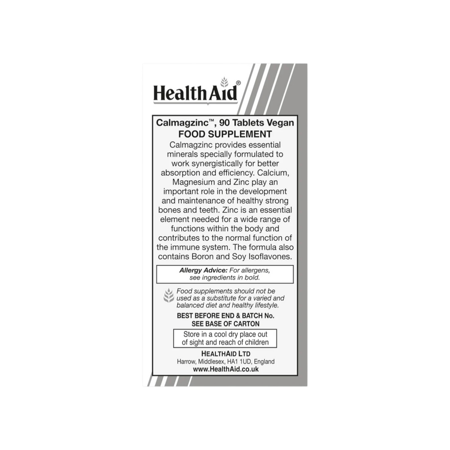 HealthAid Calmagzinc Vegitabs 90s