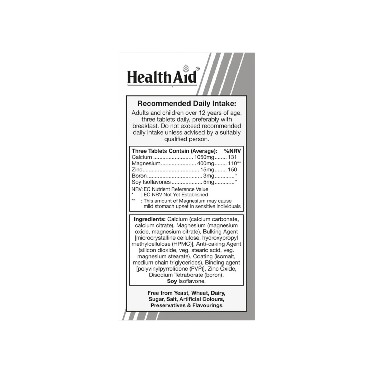 HealthAid Calmagzinc Vegitabs 90s