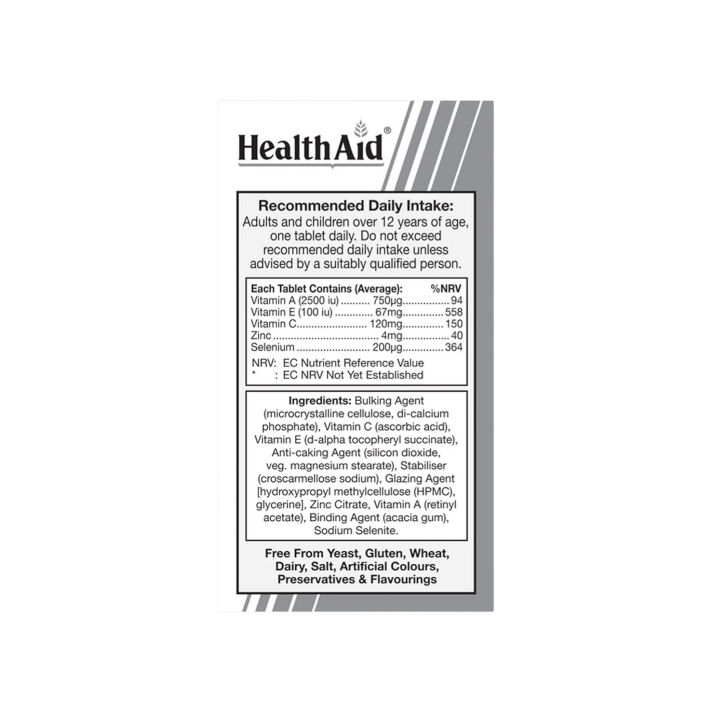 HealthAid Selenium + (A, C, E & Zinc) Tab 60s