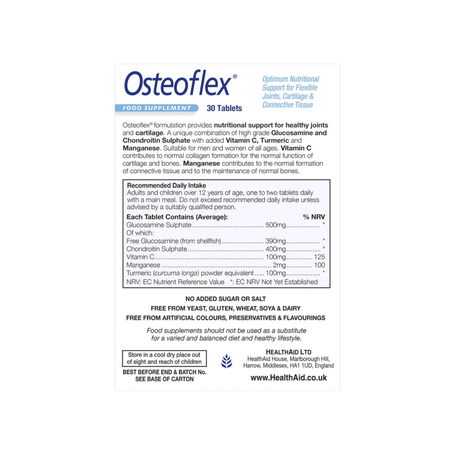 HealthAid Osteoflex Tablets 30s (Blister Pack)