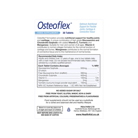 HealthAid Osteoflex Tablets 90s (Blister Pack)