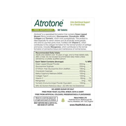 HealthAid Atrotone Tablets 60s (Blister Pack)