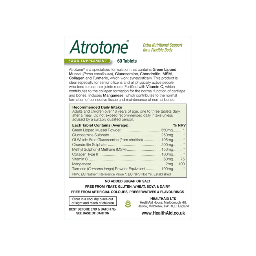 HealthAid Atrotone Tablets 60s (Blister Pack)