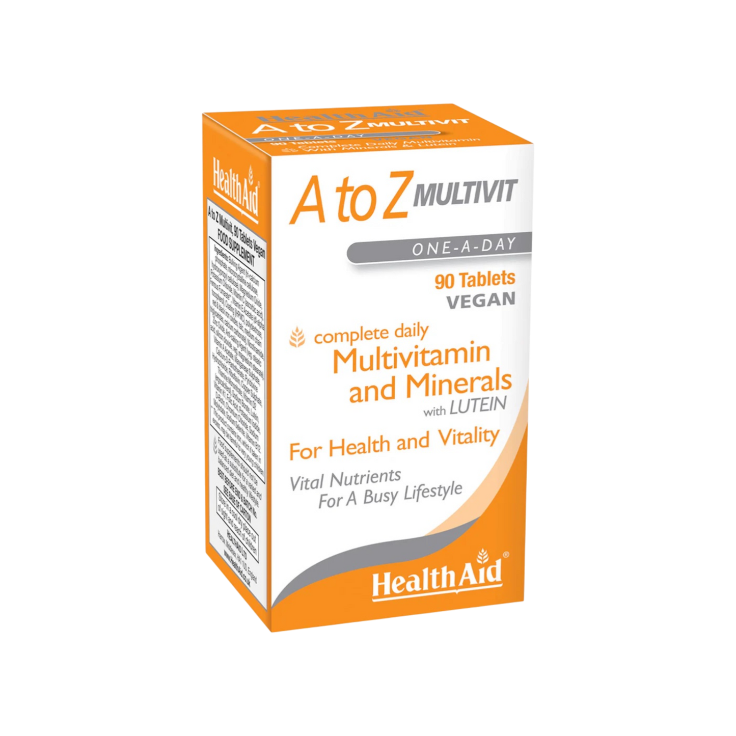 HealthAid A to Z Multivit + Mineral Tabs 90s