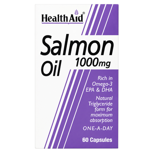 HealthAid Salmon Oil 1000mg Capsules 60s