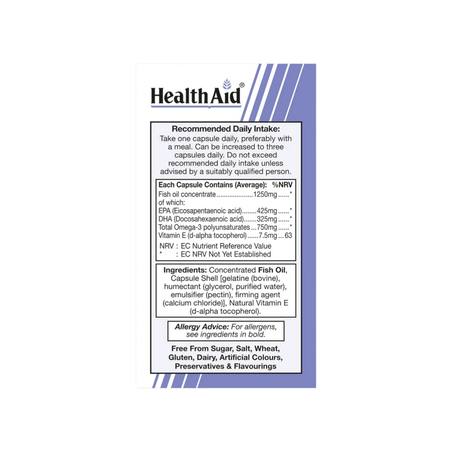 HealthAid Omega 3 750mg Capsules 60s