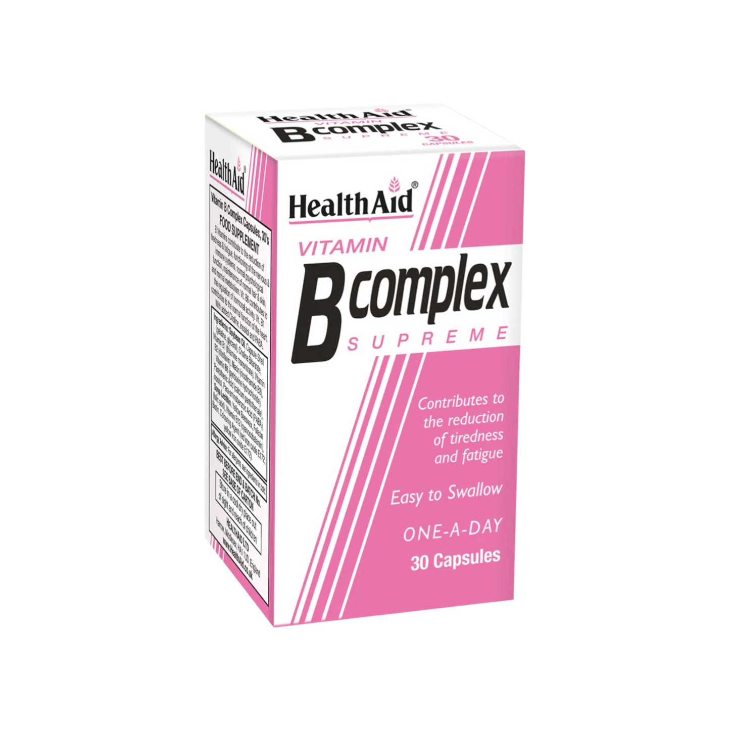 HealthAid Vitamin B Complex Supreme Caps 30s
