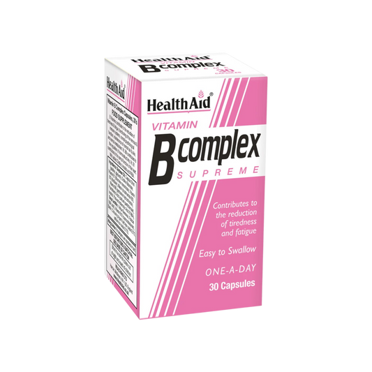 HealthAid Vitamin B Complex Supreme Caps 30s