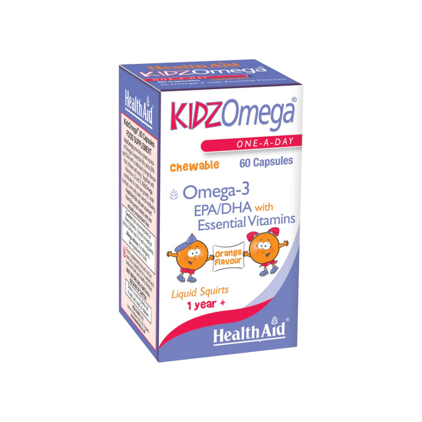 HealthAid KidzOmega Chewable Capsules 60s
