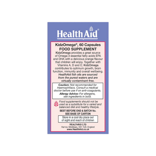 HealthAid KidzOmega Chewable Capsules 60s