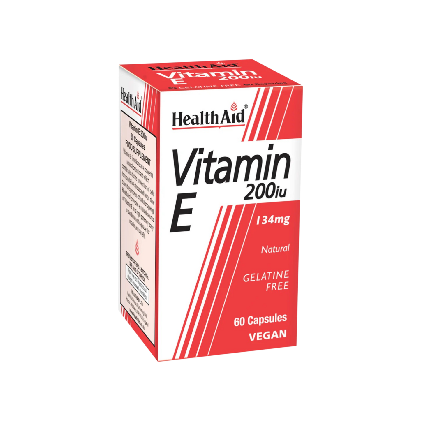 HealthAid Vitamin E 200iu Natural Caps 60s