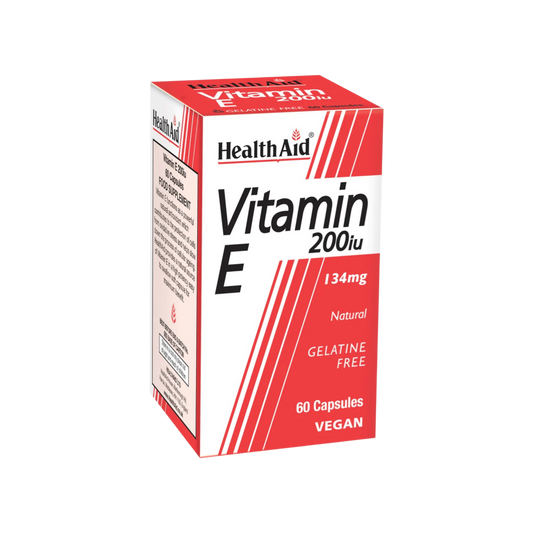 HealthAid Vitamin E 200iu Natural Caps 60s