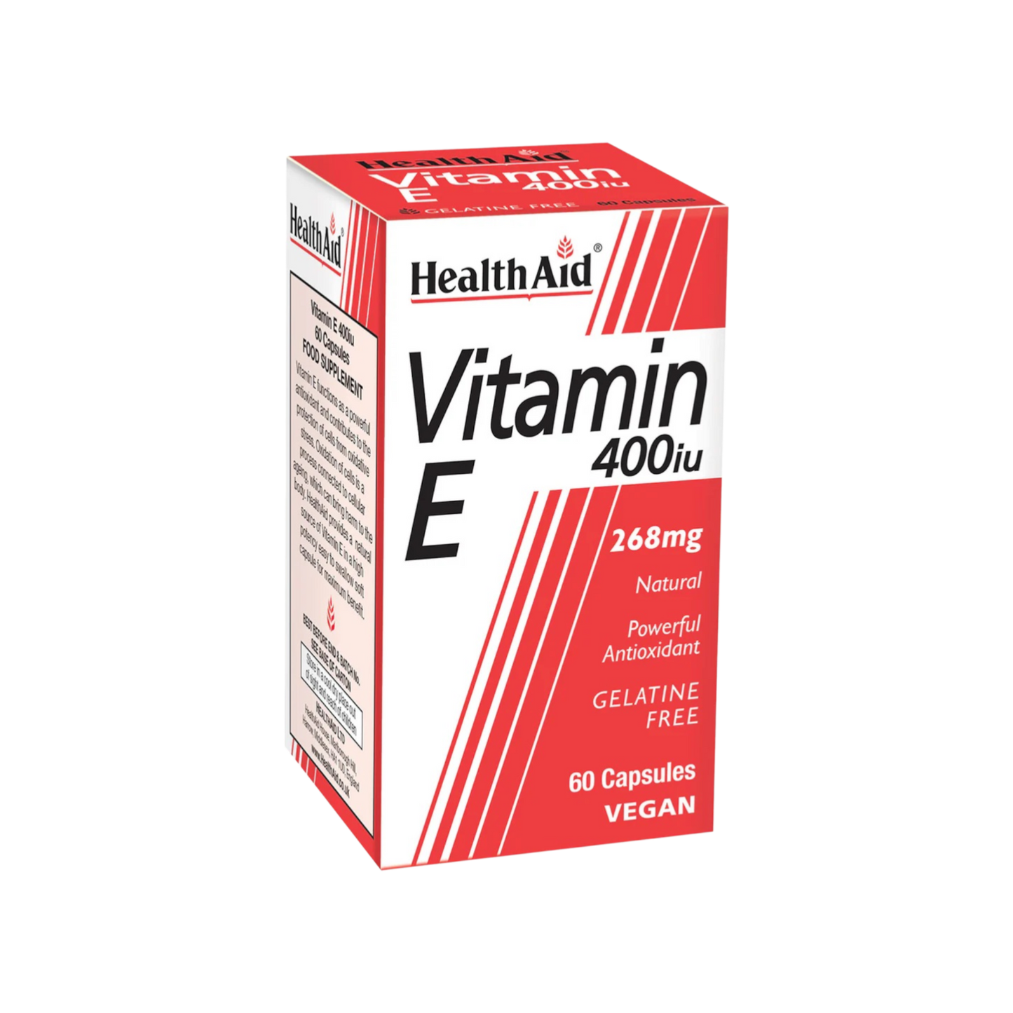 HealthAid Vitamin E 400iu Natural Caps 60s