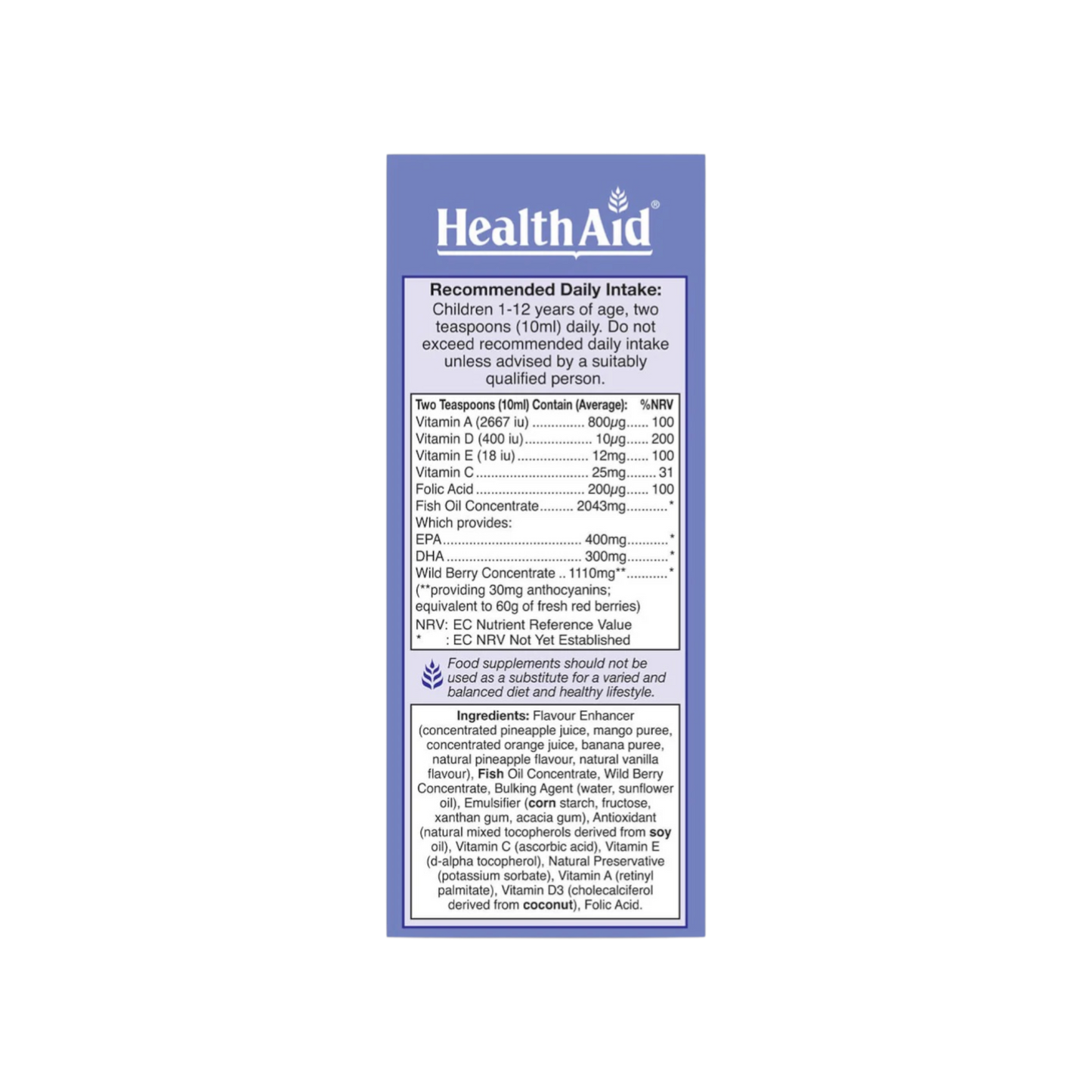 HealthAid KidzOmega Liquid 200ml