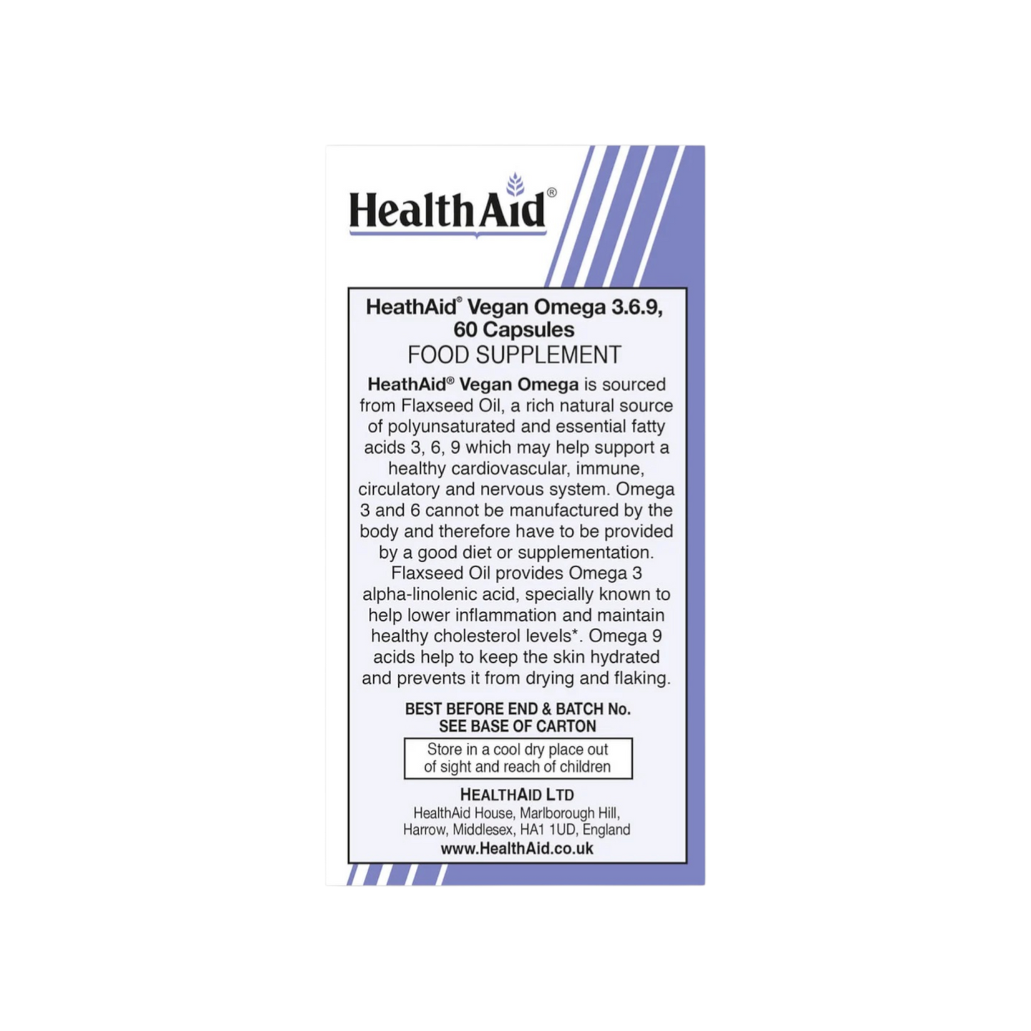 HealthAid Omega 3-6-9 Capsules 60s