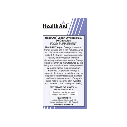 HealthAid Omega 3-6-9 Capsules 60s