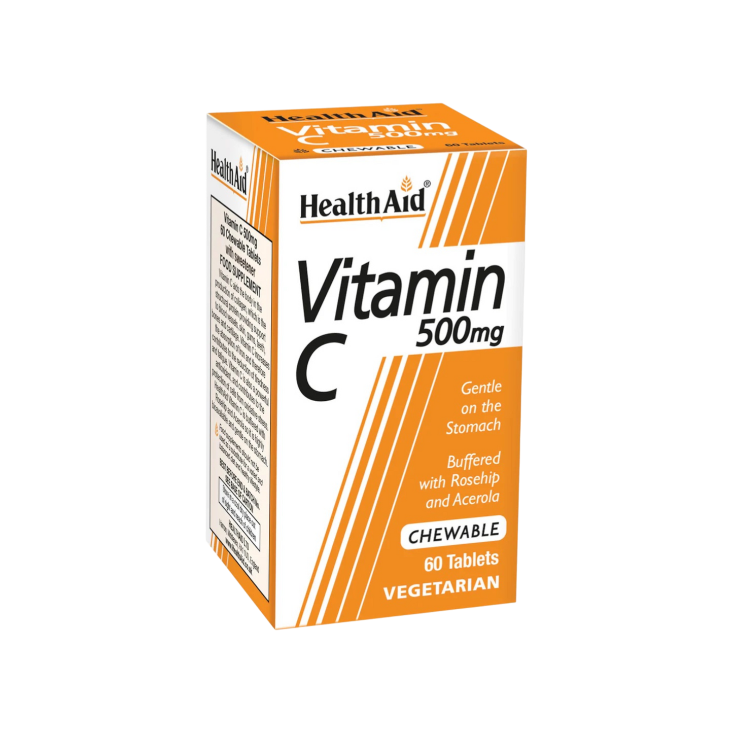 HealthAid Vitamin C 500mg Tablets Chewable 60s