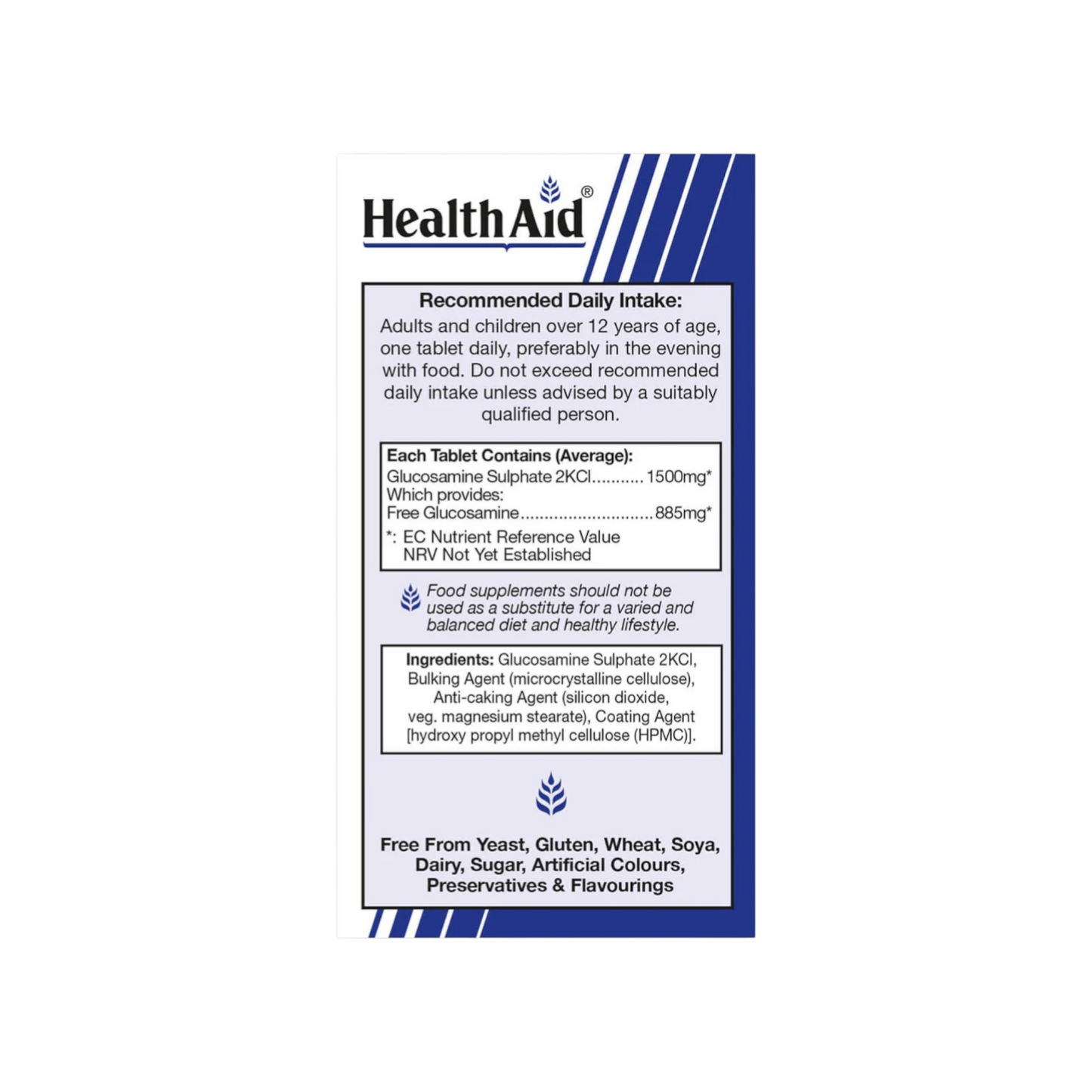 HealthAid Glucosamine Sulphate 1500mg Tablets 90s