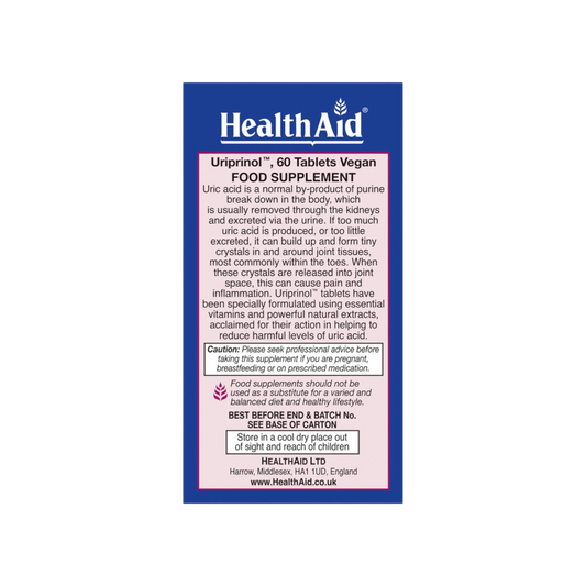 HealthAid Uriprinol Vegan Tablets 60s