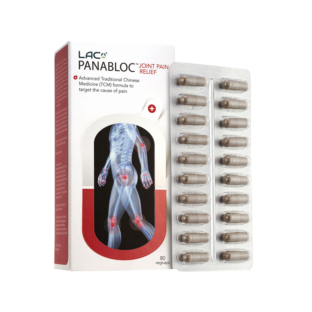 LAC Panabloc Joint Pain Relief Supplement x 80 Capsules