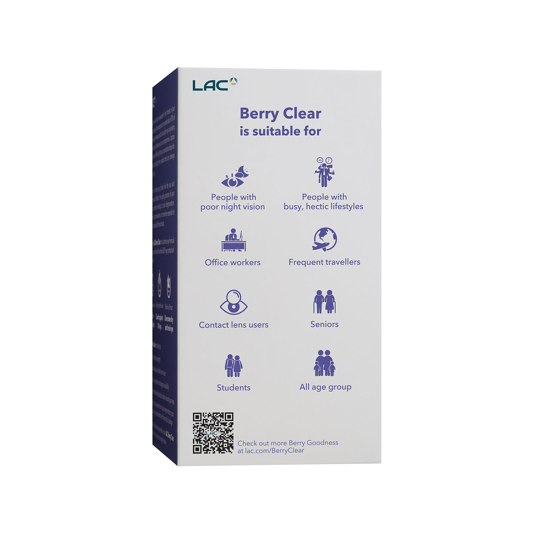 LAC Berry Clear Antioxidant Powder 2g x 30 Sachets