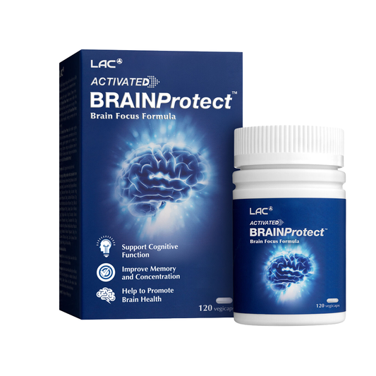 LAC Advanced Brain Protect Cognitive Support Supplement x 120 Capsules