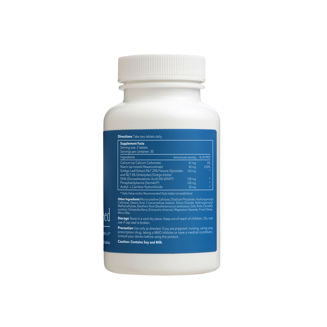 LAC BrainSpeed Cognitive Support Supplement x 60 Vegetarian Tablets