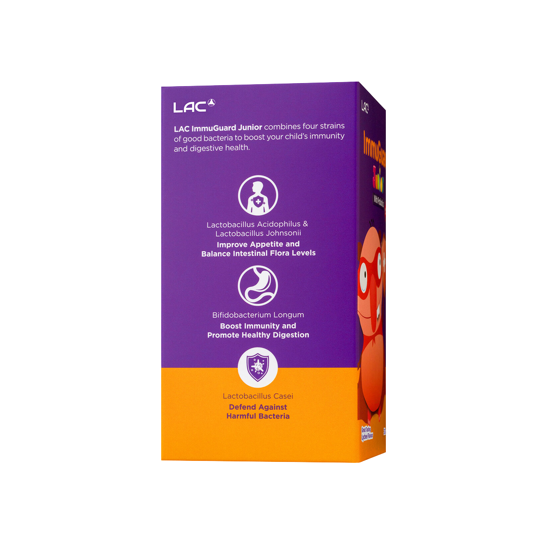 LAC ImmuGuard Junior Probiotic Support 30 Sachets