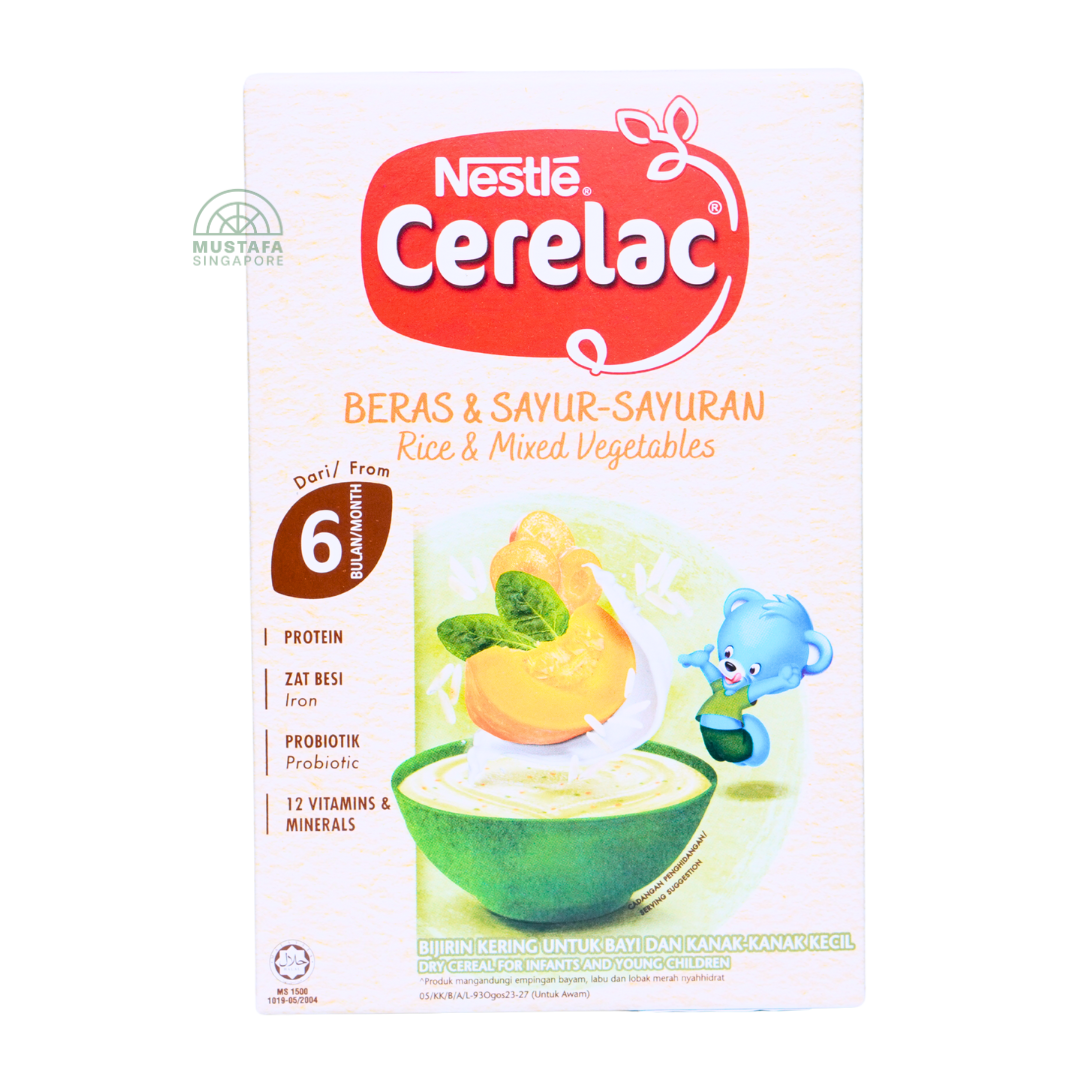 Nestle Cerelac Rice and Mixed Vegetables 250g