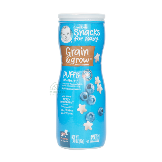 Gerber Snacks for Baby Grain & Grow Puffs Blueberry 42g