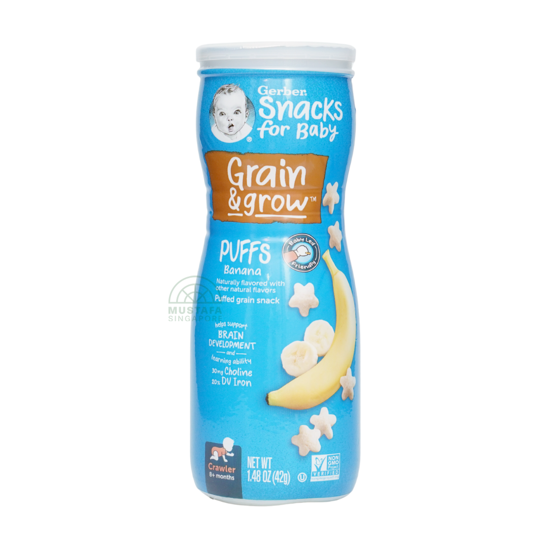 Gerber Snacks for Baby Grain & Grow Puffs Banana 42g