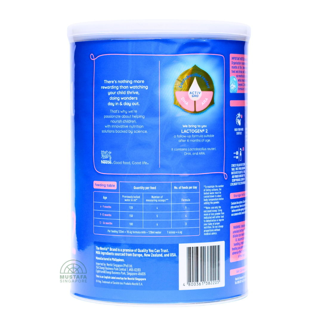 Nestle Lactogen Growing Up Milk Formula (Stage 2) 1.8kg