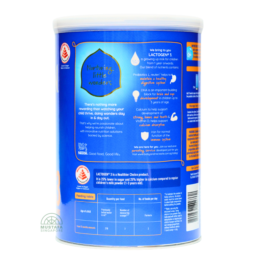 Nestle Lactogen Growing Up Milk Formula (Stage 3) 1.75kg