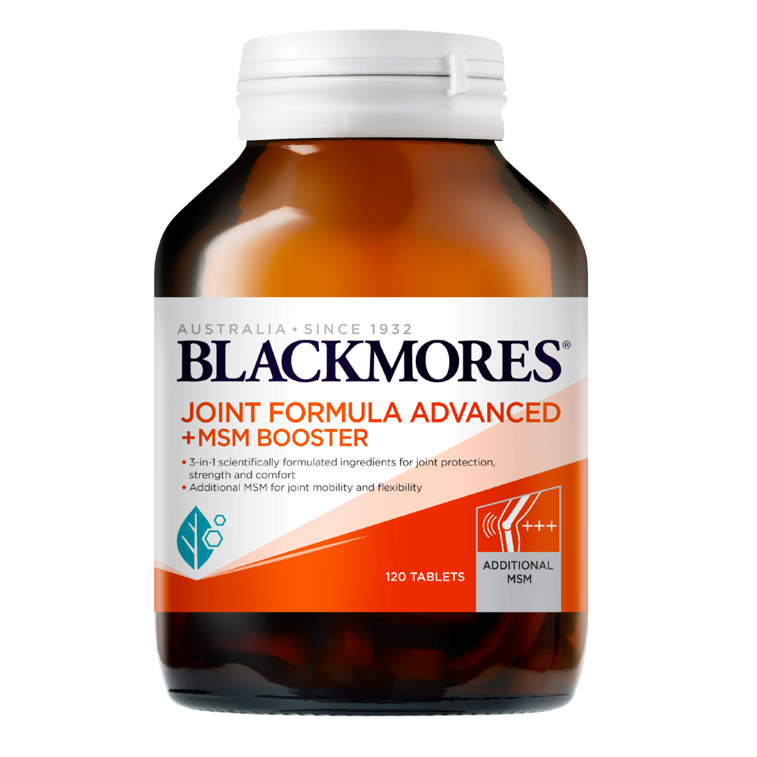 Blackmores Joint Formula Advanced with MSM Booster 120 Tablets