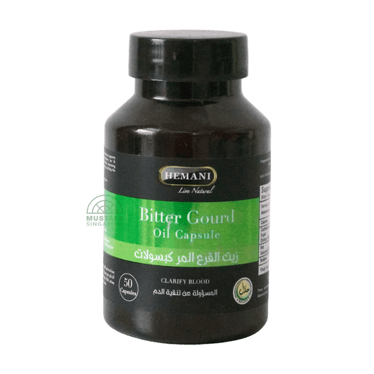 Hemani Bitter Gourd Oil Capsule (Clarify Blood) 50 capsules