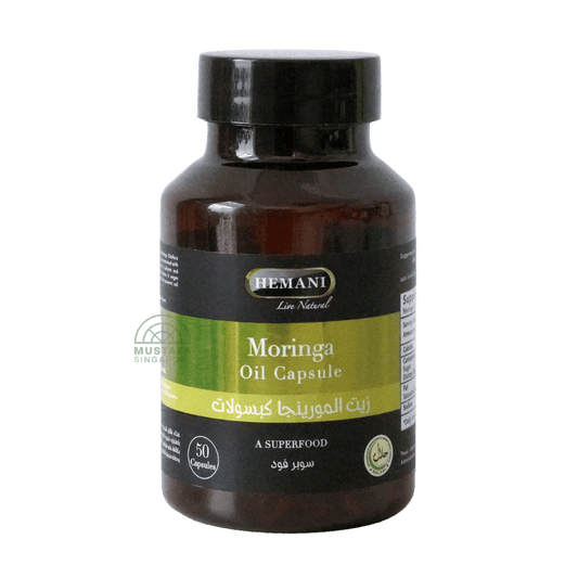 Hemani Moringa Oil Capsule (A Superfood) 50 capsules