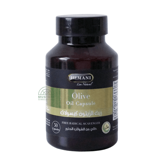 Hemani Olive Oil Capsule (Free Radical Scavenger) 50 capsules