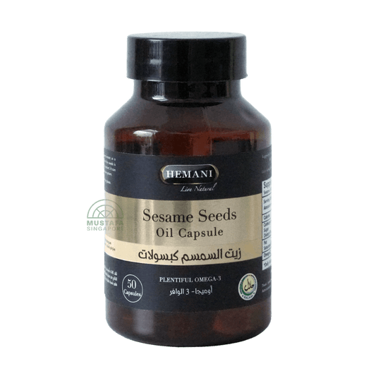 Hemani Sesame Seeds Oil Capsule (Plentiful Omega-3) 50 capsules