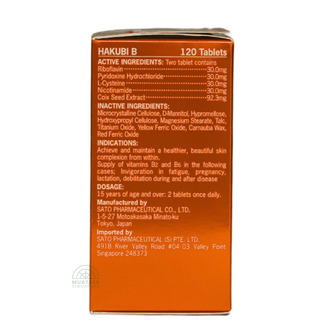 Hakubi B 120 tablets
