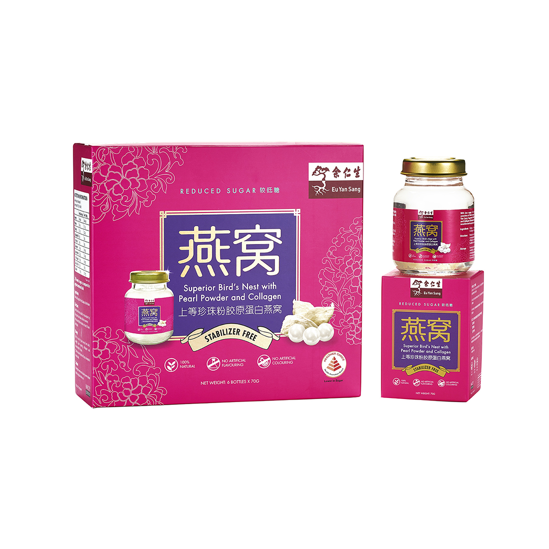 Eu Yan Sang Superior Bird's Nest Pearl & Collagen 70g x 6s