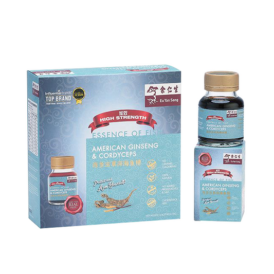 Eu Yan Sang Essence of Fish with Amrican Ginseng & Cordyceps 70g x 6s